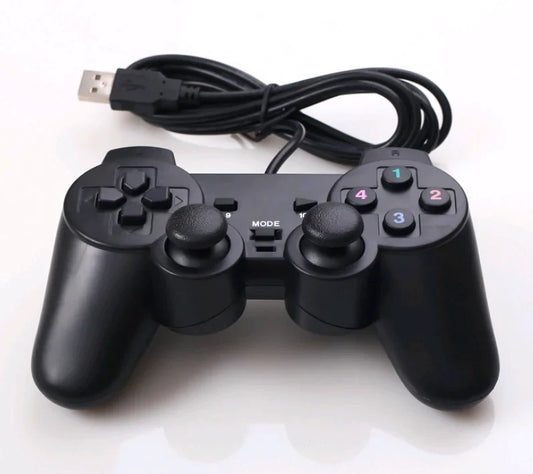 Manette de jeu vibrante USB filaire