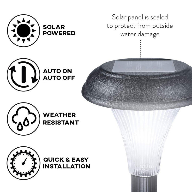 Luz solar LED para césped