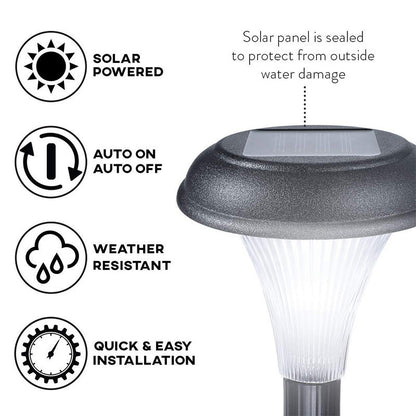 Luz solar LED para césped