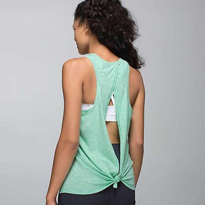 Women's Backless Yoga Tank Top