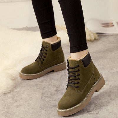 New Winter Plus Velvet Snow Boots