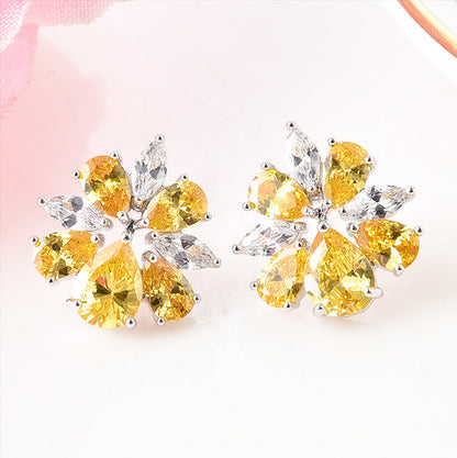 Ice Flower Earrings Jewelry