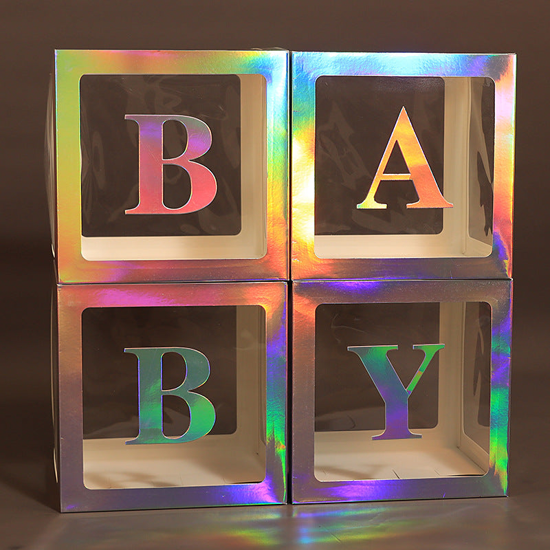 Boîte à Ballons Transparente Cadeau Demande en Mariage Confession BABYLOVE