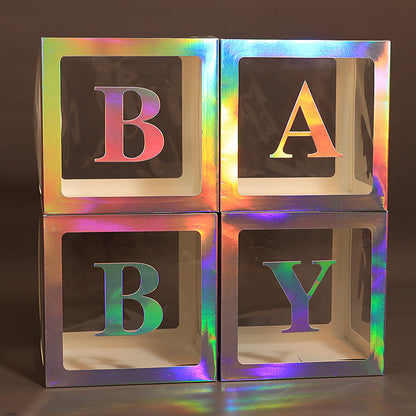 Boîte à Ballons Transparente Cadeau Demande en Mariage Confession BABYLOVE
