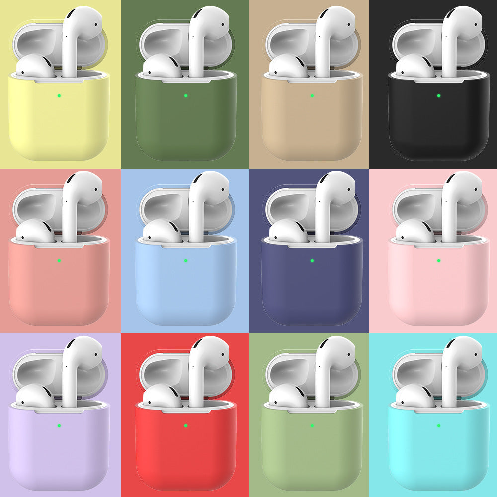Compatible con Apple, Compatible con Apple, Funda de silicona para auriculares