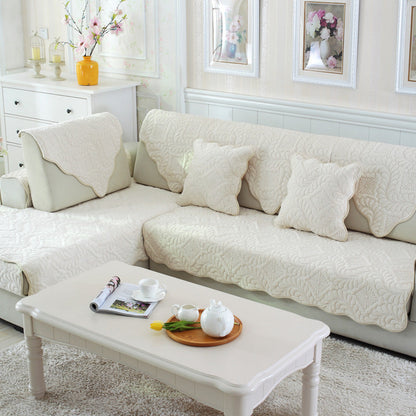 Coussin de canapé antidérapant en peluche