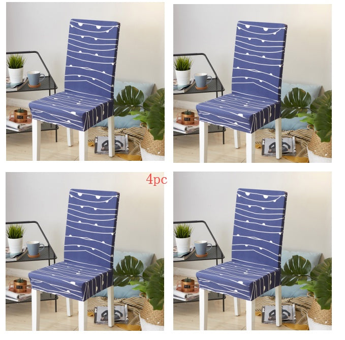 Funda de silla para el hogar, funda de silla de hotel, funda de silla para paquete, funda de silla elástica siamesa, funda de silla de oficina para ordenador