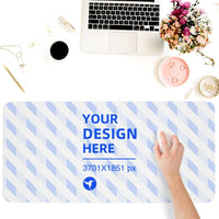 Create Your Own 17x35in Horizontal Oversized Leather Waterproof Keyboard Pad