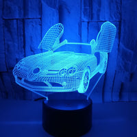 3D LED Colorful Touch Table Lamp – Night Light with Mood Lighting