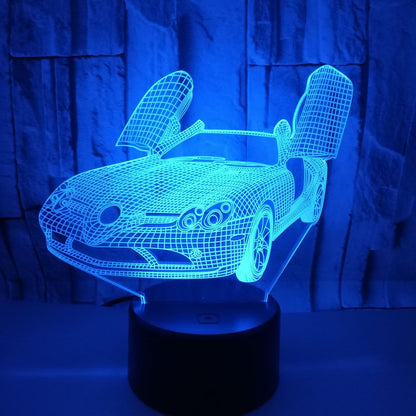 3D LED Colorful Touch Table Lamp – Night Light with Mood Lighting