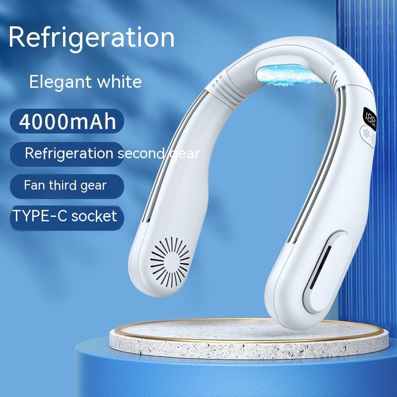 Ventilador pequeño recargable portátil con soporte para refrigeración