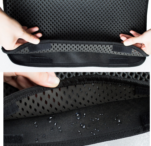 Tapis de litière double couche pour chats, tapis de litière pour animaux de compagnie, tapis de litière pour chats, accessoire de propreté pour maisons de chats