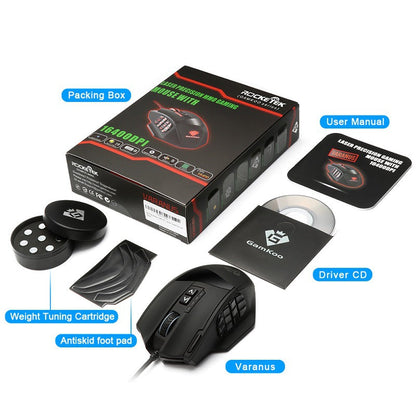 Souris de jeu rétroéclairée RGB