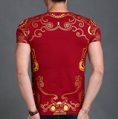 Gold Pattern Shirt