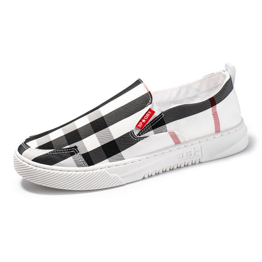 Chaussures pour hommes tendance en toile de parapluie