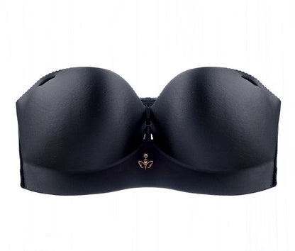 Strapless Plus Size Bra Non-slip No Steel Ring Invisible Tube Top Plus Size Underwear