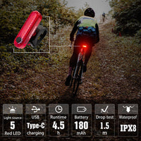 Phare de voiture multifonctionnel pour vélo, rechargeable par USB, lampe torche à forte luminosité
