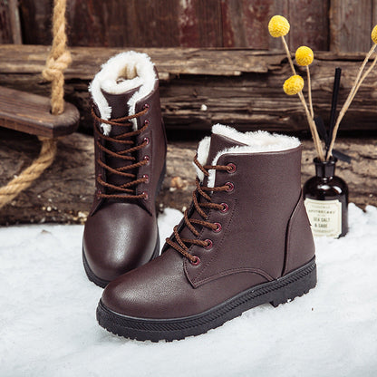 Women's waterproof Martin boots plus size