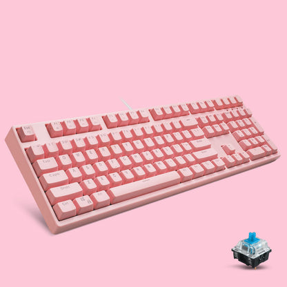 Teclado mecánico para computadora de escritorio Cute Girl