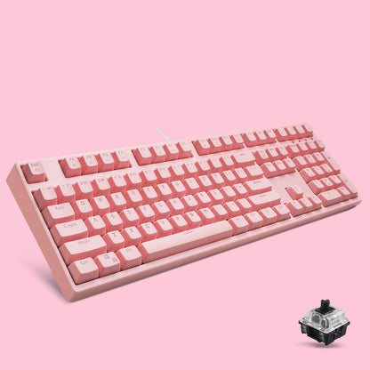 Teclado mecánico para computadora de escritorio Cute Girl