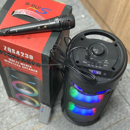Canon Portable Coloré à Double Corne Avec Système Audio Bluetooth Haute Puissance