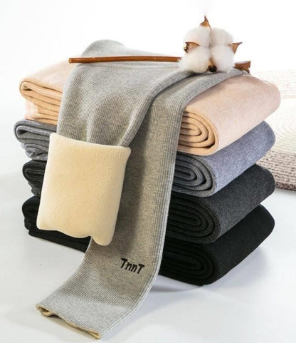 Leggings de peluche de invierno