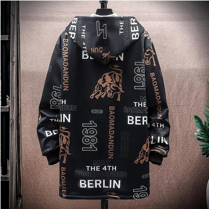 Men Plus Size Velvet Padded Coat