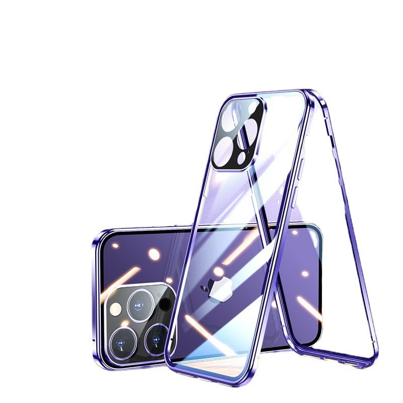 Double-Sided Glass Magnetic iPhone 16 Case – Ultra-Thin Drop Protection | Privacy & Standard