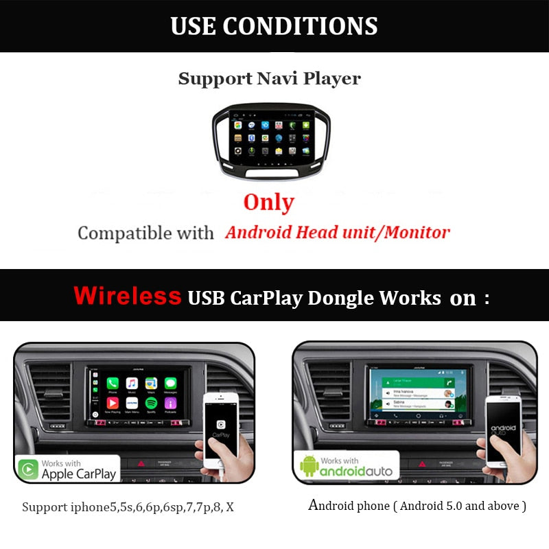 Compatible con la pantalla del teléfono móvil con conexión inalámbrica Bluetooth