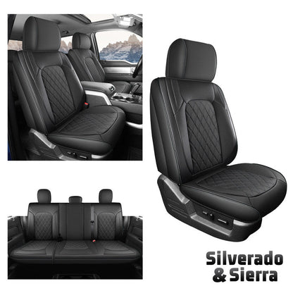 Umbrauto Truck Seat Covers for Silverado/Sierra,Black