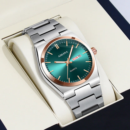 Ultra-thin Men's Waterproof Luminous Quartz Watch