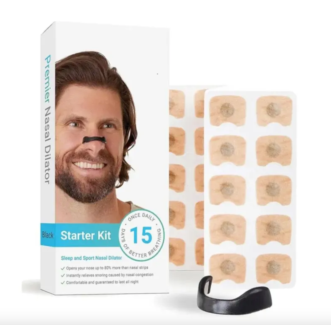 Dilatateurs nasaux Breathe Easy – Ouvre-nez sans médicament pour une meilleure respiration et un sommeil plus profond