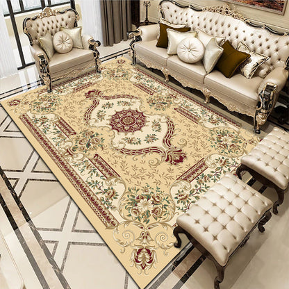 Tapis de canapé de table basse de salon de chambre à coucher de style européen