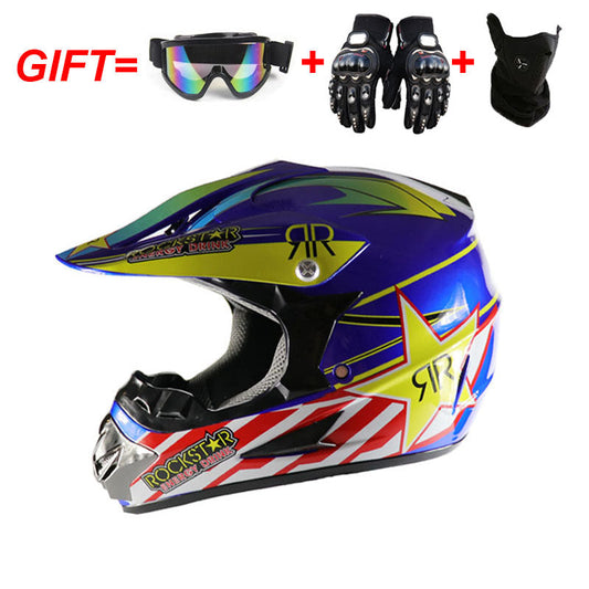 Casco de motocross eléctrico