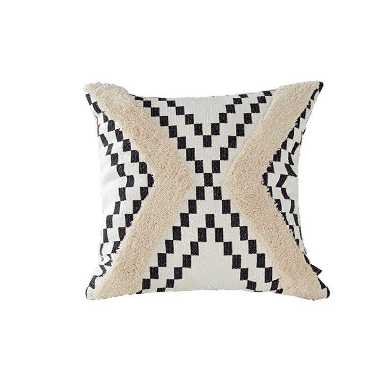 Coussin de canapé nordique, nouveau coussin de taille marocain, coussin touffeté Ins, oreiller de lit
