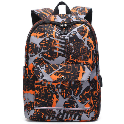 Sac à dos femme Sac à dos ordinateur Sac d'école rechargeable
