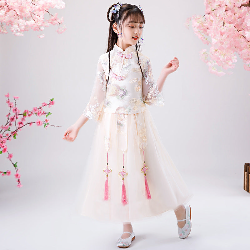 Traje de falda Tang