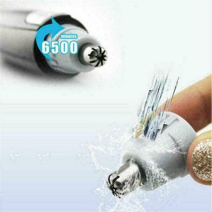 Tondeuse électrique à poils de nez et oreilles, rasoir à sourcils, tondeuse de toilettage, nettoyeur unisexe, tondeuse électrique à poils de nez portable, épilation indolore des poils d'oreille avec lumière LED pour hommes et femmes