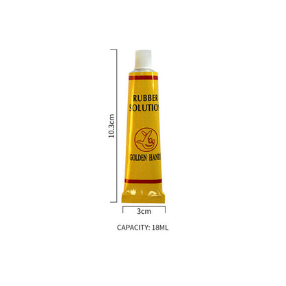Bicycle and motorcycle tire repair glue