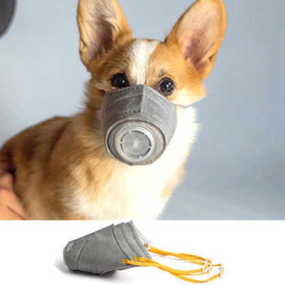 Masques anti-buée anti-brume pour chiens, masque anti-poussière anti-pollution, muselière douce en coton pour chien, masque buccal pour animaux de compagnie, filtre respiratoire PM2.5, produits pour animaux de compagnie