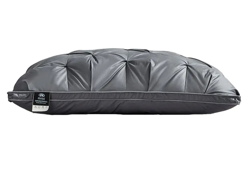Feather Pillows with White Goose Neck Guards (Pair)