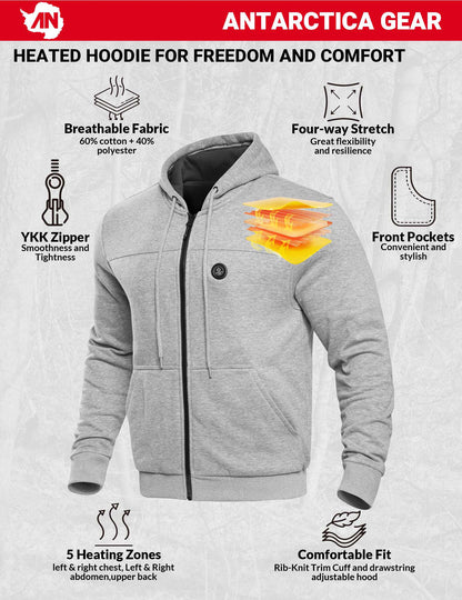 ANTARCTICA GEAR Heated Hoodie Sweater for Women Heated Sweatshir