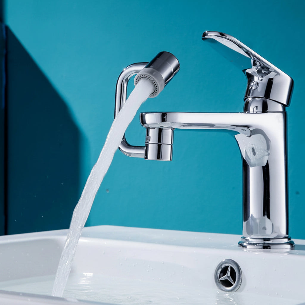 1080° Rotating Faucet Extender Kitchen Tap Aerator Dual Spray Sink Attachment
