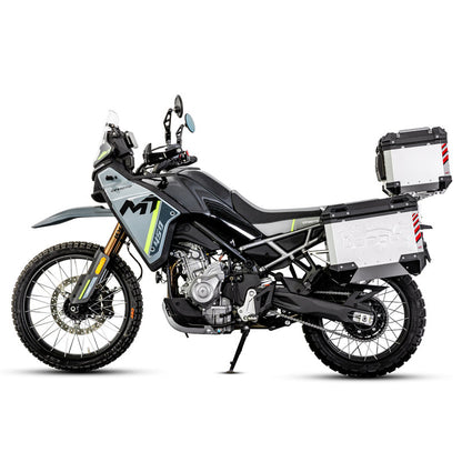 LOBOO Aluminum Side Panniers, Top Case & Mounting Rack System for CFMOTO 450MT (2024-)