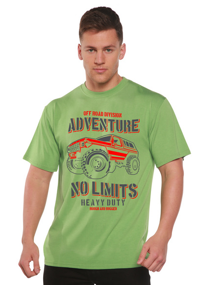 T-shirt graphique à manches courtes en viscose de bambou/coton biologique pour homme No Limits Spun Bamboo®