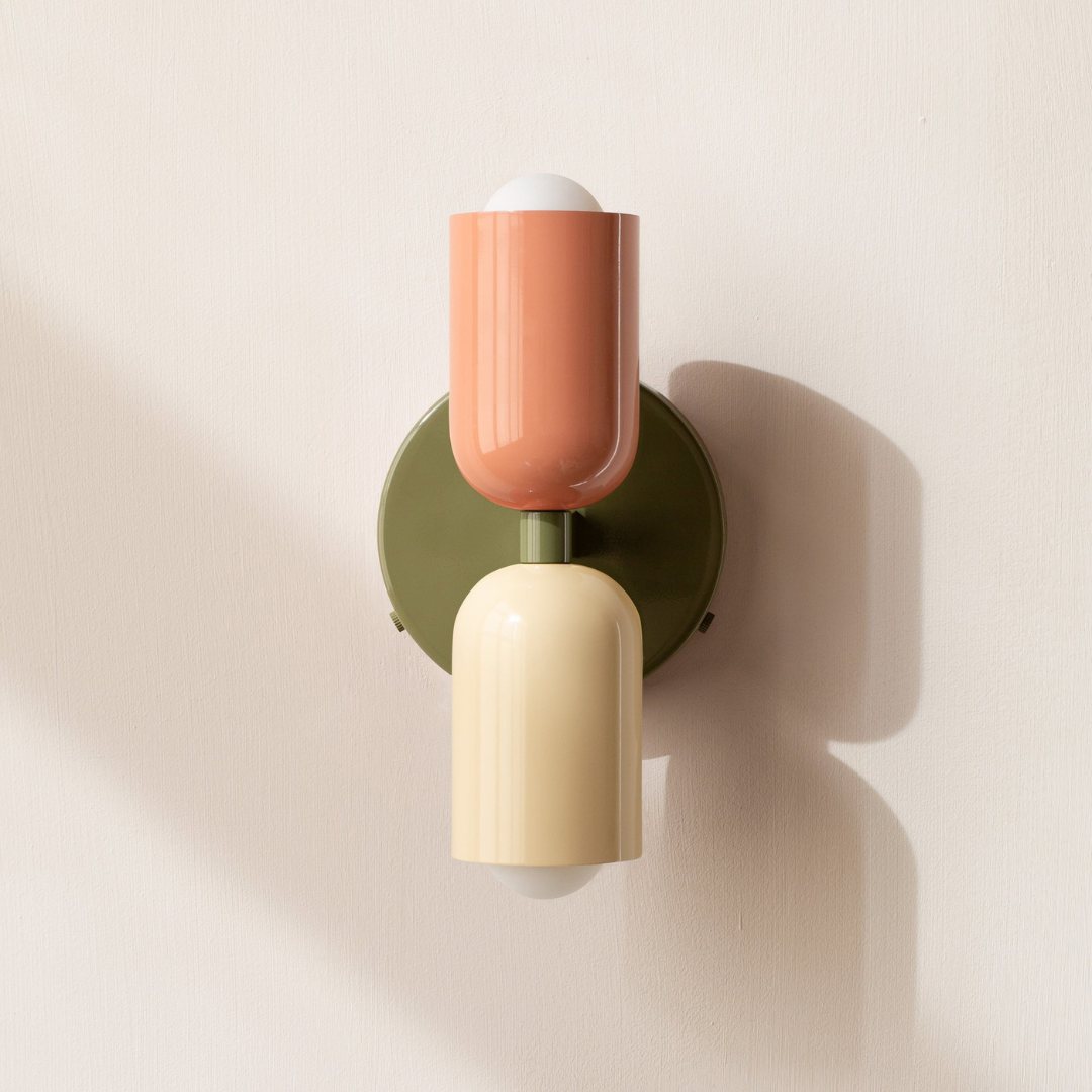 Modern Minimalist Cylinder LED Wall Sconce Iron Indoor Wall Light