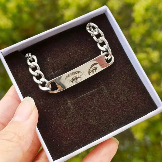 Pulsera Soul Connect Ojo de la Suerte – Joyas Personalizadas de Recuerdo para Mujeres y Parejas