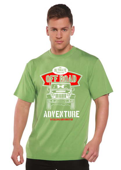 T-shirt graphique Off Road Spun Bamboo® à manches courtes en viscose de bambou/coton biologique pour homme