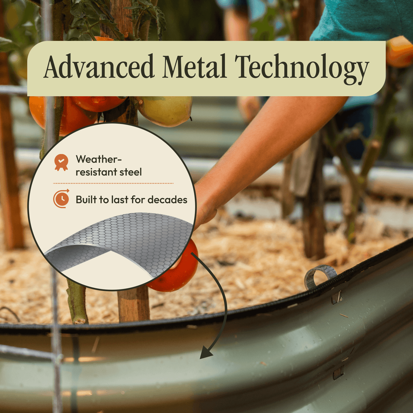 Gro-Rite Premium Metal Raised Garden Bed Kit
