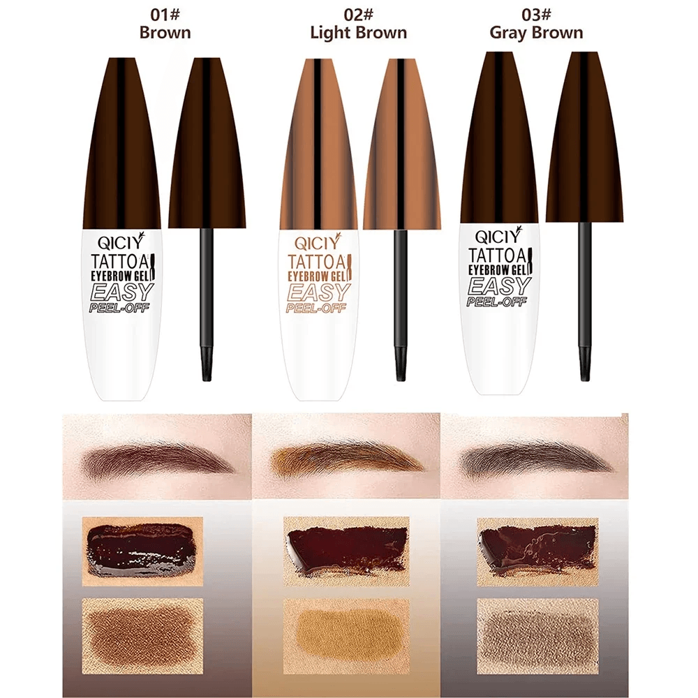 Easy Peel Off Eyebrow Gel Long-Lasting, Waterproof & Smudge Proof